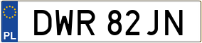 Truck License Plate